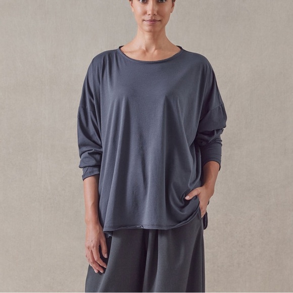 Eskandar long sleeve cotton blend jersey size large - Picture 1 of 7